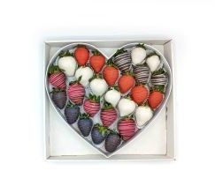 Heart Box Strawberries